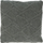 Jastëk dekorativ Home Styling Collection, i thurur, model chenille, 45 x 45 cm, gri