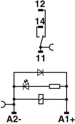 Modul releje Phoenix Contact RIF-0-RPT-24DC/21, 1P 6A, 24V DC