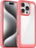Mbulesë telefoni Outer Space Case për iPhone 16 Pro Max, kornizë e verdhë, e kuqe