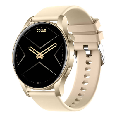 Smartwatch Colmi V73, thirrje dhe SMS, paketë 2 copë, ari