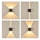 Aplik muror LED STARK, 2 x 3W, CCT 3000K 4000K 6400K, i zi, IP65