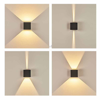 Aplik muror LED STARK, 2 x 3W, CCT 3000K 4000K 6400K, i zi, IP65