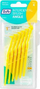 Set brusha interdentale TePe 104861, 0.7mm, 6 copë, të verdha