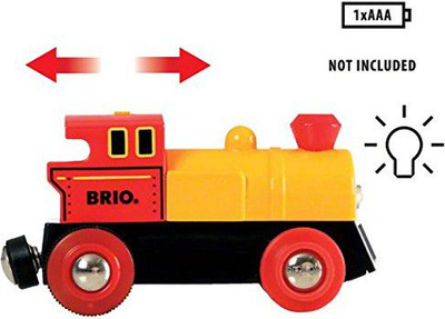 Lodër tren BRIO 7312350333190, me bateri AAA, shumëngjyrësh