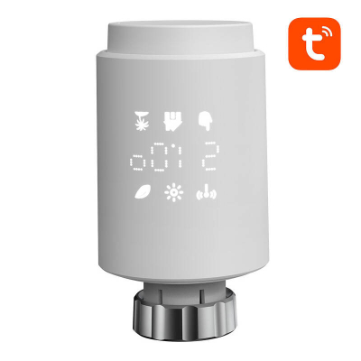 Valvul termostatike inteligjente Gosund, Bluetooth, ekran dixhital, e bardhë