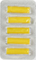 Shkopinj me erë për fshesë me korrent Air Vac, erë limoni, 5 copë, të verdhë