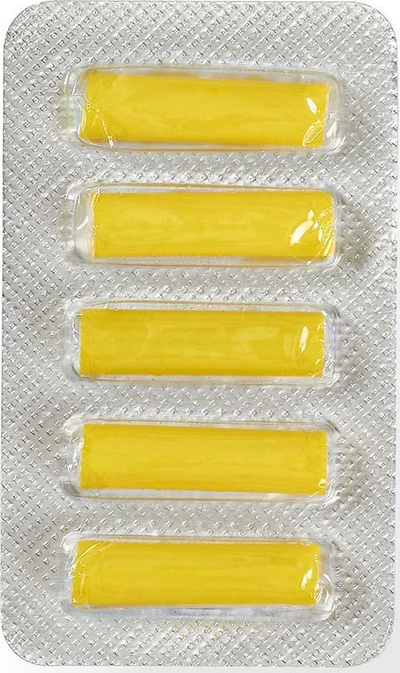 Shkopinj me erë për fshesë me korrent Air Vac, erë limoni, 5 copë, të verdhë
