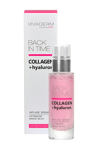 Serum lifting kundër rrudhave Vivaco Collagen + hyaluron, 30 ml