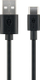 Kabllo Goobay USB A - USB C 59122, 2m, e zezë
