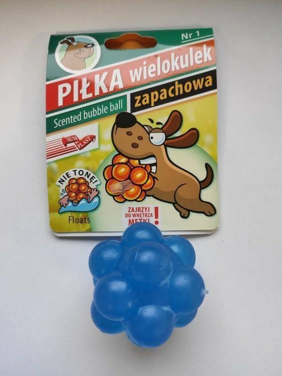 Top lodër për qen Sum Plast Multiball 1, 7.5cm, që rri sipër ujit, me ngjyra të përziera