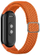 Rrip ore Pleated Strap për Mi Band 8 M8, najlon i gërshetuar, i rregullueshëm, portokalli