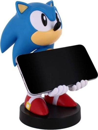 Mbajtëse telefoni dhe kontrollori Cable Guys Sonic the Hedgehog, figurë për zbukurim, universale, blu