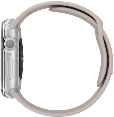 Заштита Uniq Nautic за Apple Watch 46mm, со интегрирано стакло, проѕирна