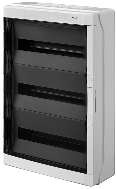 Kuti shpërndarëse mbi-sipërfaqe Elektro-Plast Galant Plus RN-3/54, IP65, trefazore 400V, e bardhë