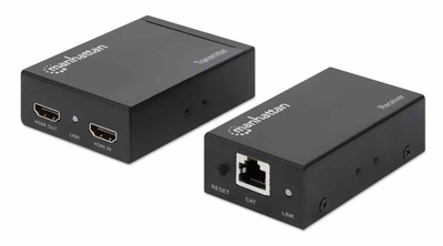 Set zgjerues sinjali Manhattan 207461, 1080p HDMI-Ethernet