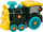 Lodër tren LEAN Toys Lokomotivë DIY, montim me vidhosje, plastike, e gjelbër