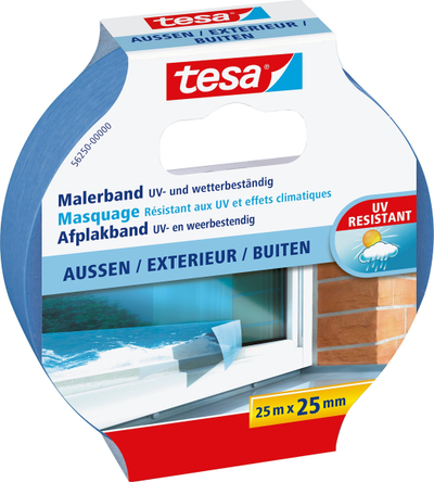 Shirit maskues për jashtë Tesa 56250, 25mm x 25m, blu