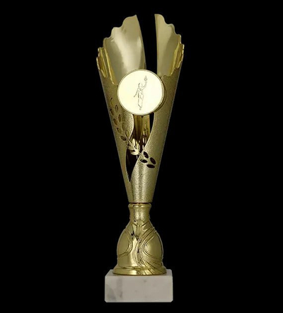 Kupë plastike dekorative Gold 7244A, 39.5cm, e artë