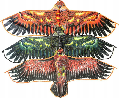 Fluturë për fëmijë Gazelo Bird Eagle 120 cm, dorezë ergonomike, shumëngjyrëshe