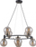 Llambadar varese Netlighting Galvez, 8xE14, stil industrial retro, i zi
