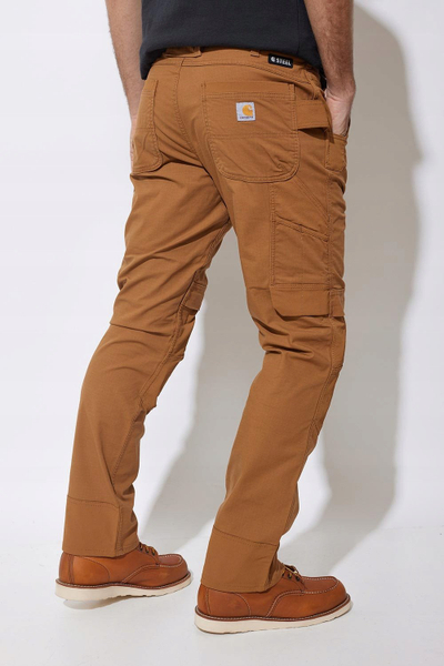 Pantallona pune Carhartt Steel Rugged Flex, ripstop, me plot xhepa, kafe, 34 36