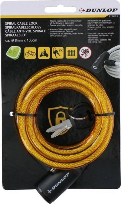 Dry për biçikletë Dunlop, i verdhë 