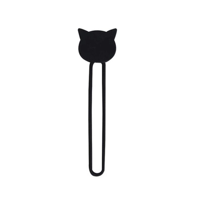 Mbajtës kabllosh Hurtel Silicone Cable Winder, silikoni, mini, i zi
