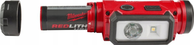 Dritë koke Milwaukee L4HL2 301, 600 lumens, USB i rikarikueshëm, e zezë