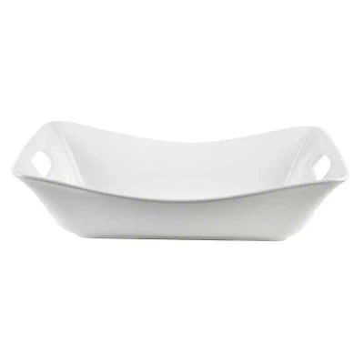 Pjatancë porcelani BASIC, 32x21x8 cm, e bardhë