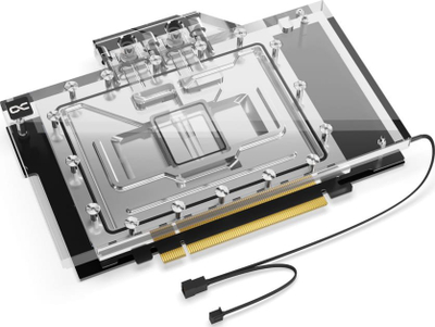 Bllok uji për GPU Alphacool Eisblock Aurora RTX 4090 Master V.2, akrilik edhe nikël, me backplate, i zi transparent