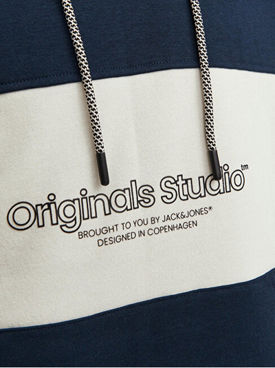 Duks Jack&Jones JORLAKEWOOD Relaxed Fit 12246802 Sky Captain BLOCKING