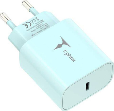 Karikues muri T-phox Moderate Series T-PP11, 20W PD, me kabllo USB-C 60W, jeshil