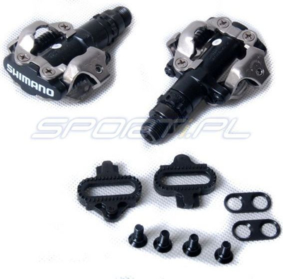 Pedale biçiklete Shimano M520 SPD, me nga dy anë, me cleats SH51, të zeza