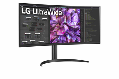 Монитор LG 34WQ75C-B, 34\", УлтраШирок QHD, црн