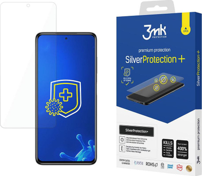 Folie mbrojtëse ekrani 3mk SilverProtection+ për Xiaomi Poco F3 5G, antibakteriale, transparente