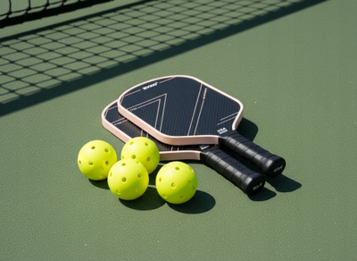 Set pickleball ZOODO P5, 2 raketa T700, me topa dhe çantë, rozë