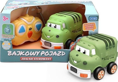 Makinë lodër me pult Artyk Fairy tale Truck 132506, 13cm, jeshile
