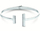 Byzylyk Calvin Klein Crystals Minimal Linear 35000160