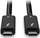 Kabllo Lindy Thunderbolt 4, 2m, 40Gbps, e zezë