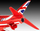 Set modeli plastik Airfix BAe Hawk T.1 Red Arrows, shkallë 1:72, 70 copa, i kuq