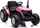 Traktor lodër me bateri Leantoys HC-306, 24V, LED, rozë