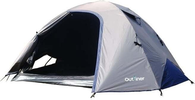 Çadër kampingu Outliner, 4 persona, 3.5kg, gri blu