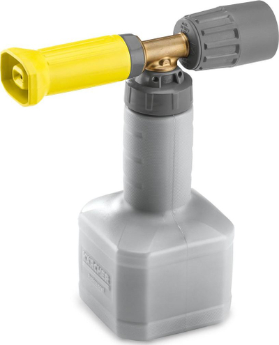 Lansë shkumë për lavatriçe me presion Kärcher Cup Foam Lance Basic 2, 700–800 l/orë, e verdhë gri