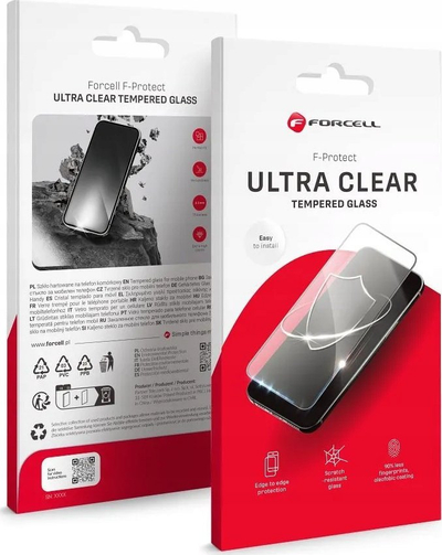 Xham mbrojtës Forcell Ultra Clear për Samsung Galaxy S24 FE, i tejdukshëm, me kornizë të zezë