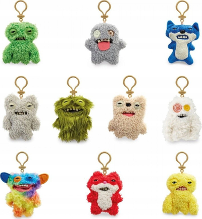 Varëse çelsash Cobi Fuggler Keychain Mix 15154, lodër pelushi, dizajn përbindëshi, shumëngjyrëshe