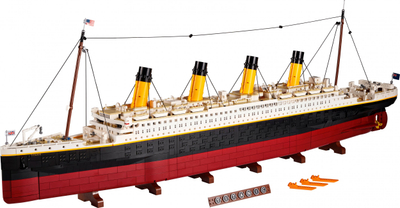 Set LEGO Icons Titanic 10294, model koleksionues, 9090 pjesë, shumëngjyrësh