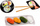 Set lodër sushi Lean Toys, 22 pjesë, për kalamaj 3+, shumëngjyrësh