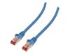 Kabllo rrjeti Goobay Patch Cord 66608, Cat 6 S/FTP, 3m, blu