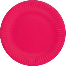 Pjata letre Godan Single Color, 18 cm, 6 copë, magenta