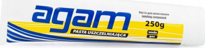 Запечатувачка паста AGAM, за конопни влакна, 250g, бела